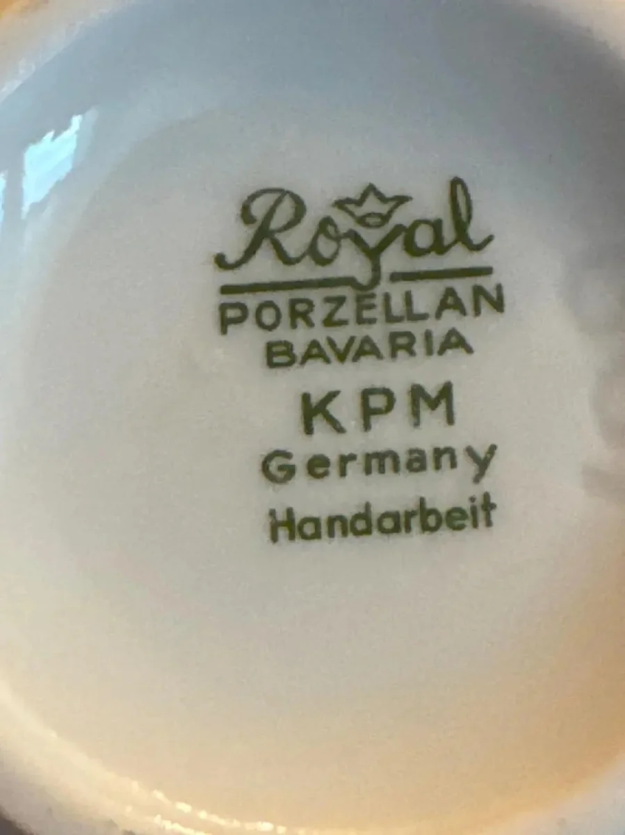ROYAL PORZELLAN Espressotasse mit Unterteller Bild 5