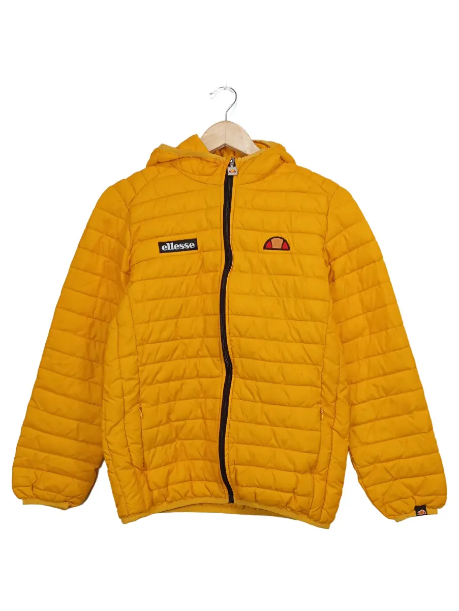 ELLESSE Steppjacke Kinder Gelb Gr. 152 Polyester Uni…