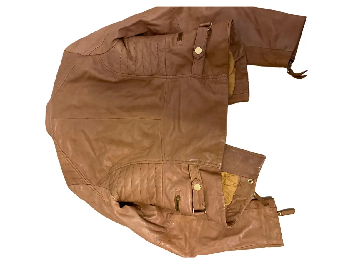 MASSIMO DUTTI Lederjacke Bild 2