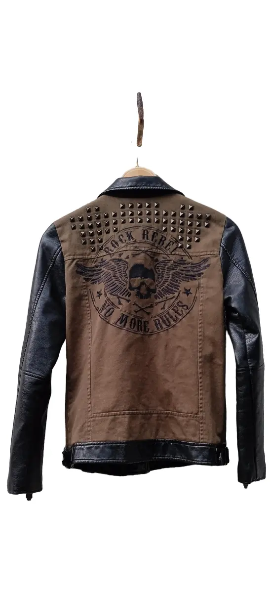 ROCK REBEL BY EMP Lederjacke Bild 2