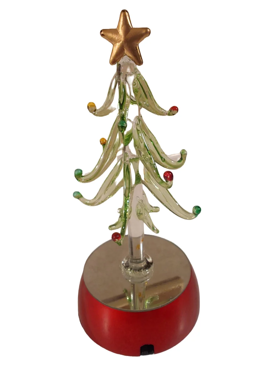 BUTLERS Kerze Weihnachtsbaum Silber Glitzer 16cm…