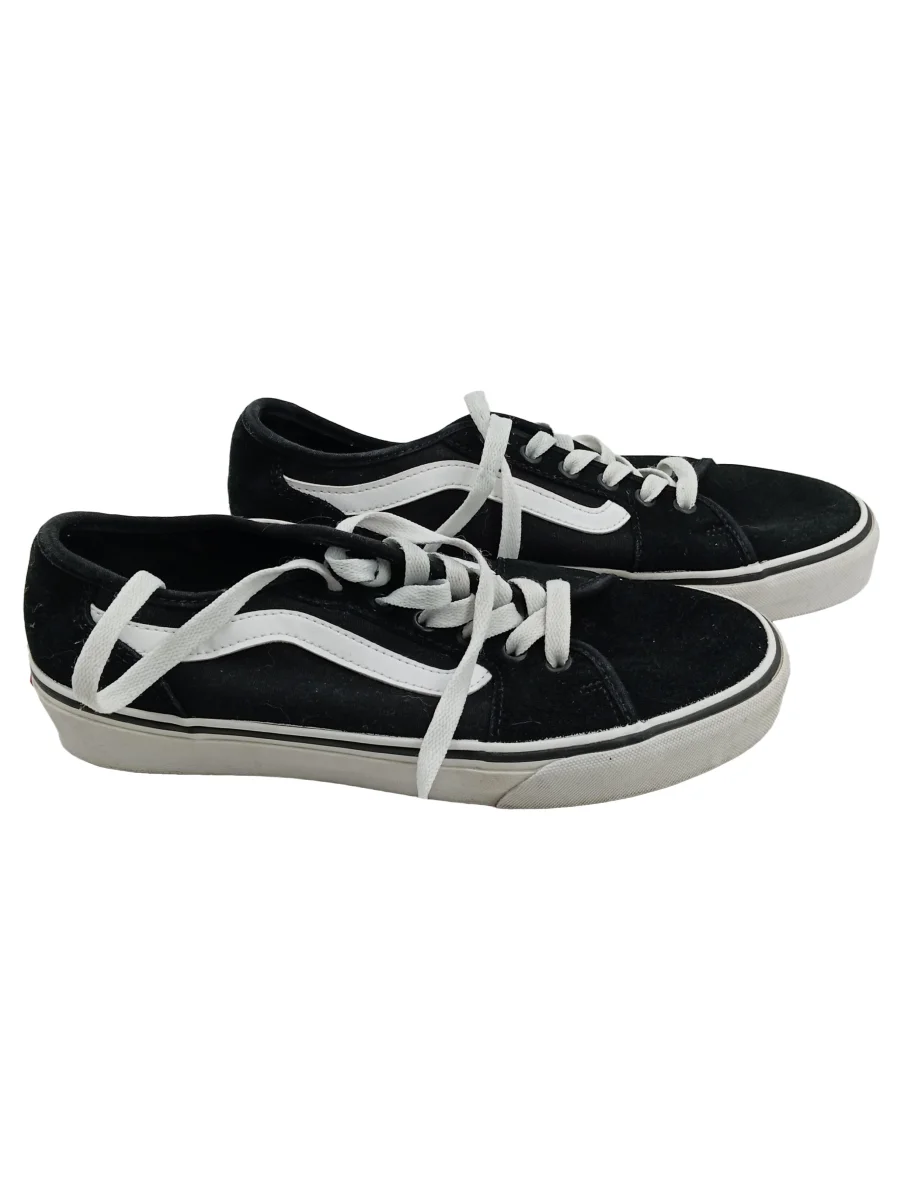 Sneaker Low Damen Wildleder Schwarz Größe 40 Freizeit Streetwear