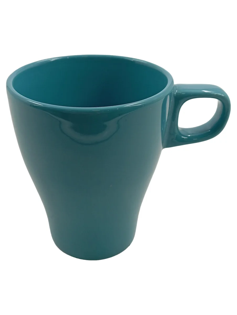 IKEA Kaffeetasse Türkis Keramik Uni Modern FÄRGRIK Alltag…