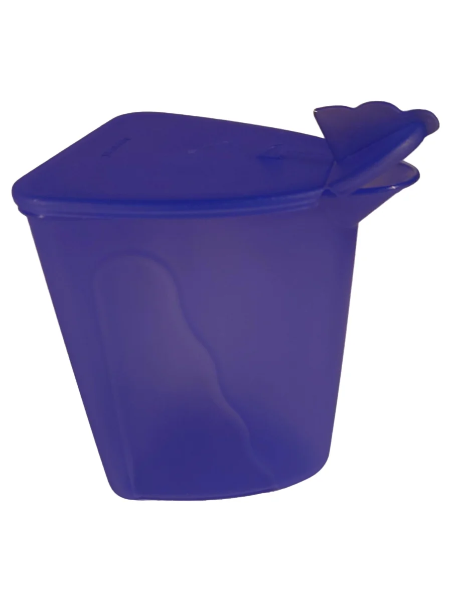TUPPERWARE Vorratsdose 12x12x12cm 3136A-4 Blau Kunststoff…