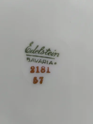 EDELSTEIN Platzteller Bavaria 2181 Goldrand elegant Weiß…