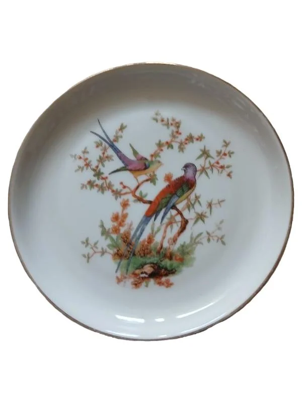ROSENTHAL Sammelteller Weiß Porzellan Vogel Florales…