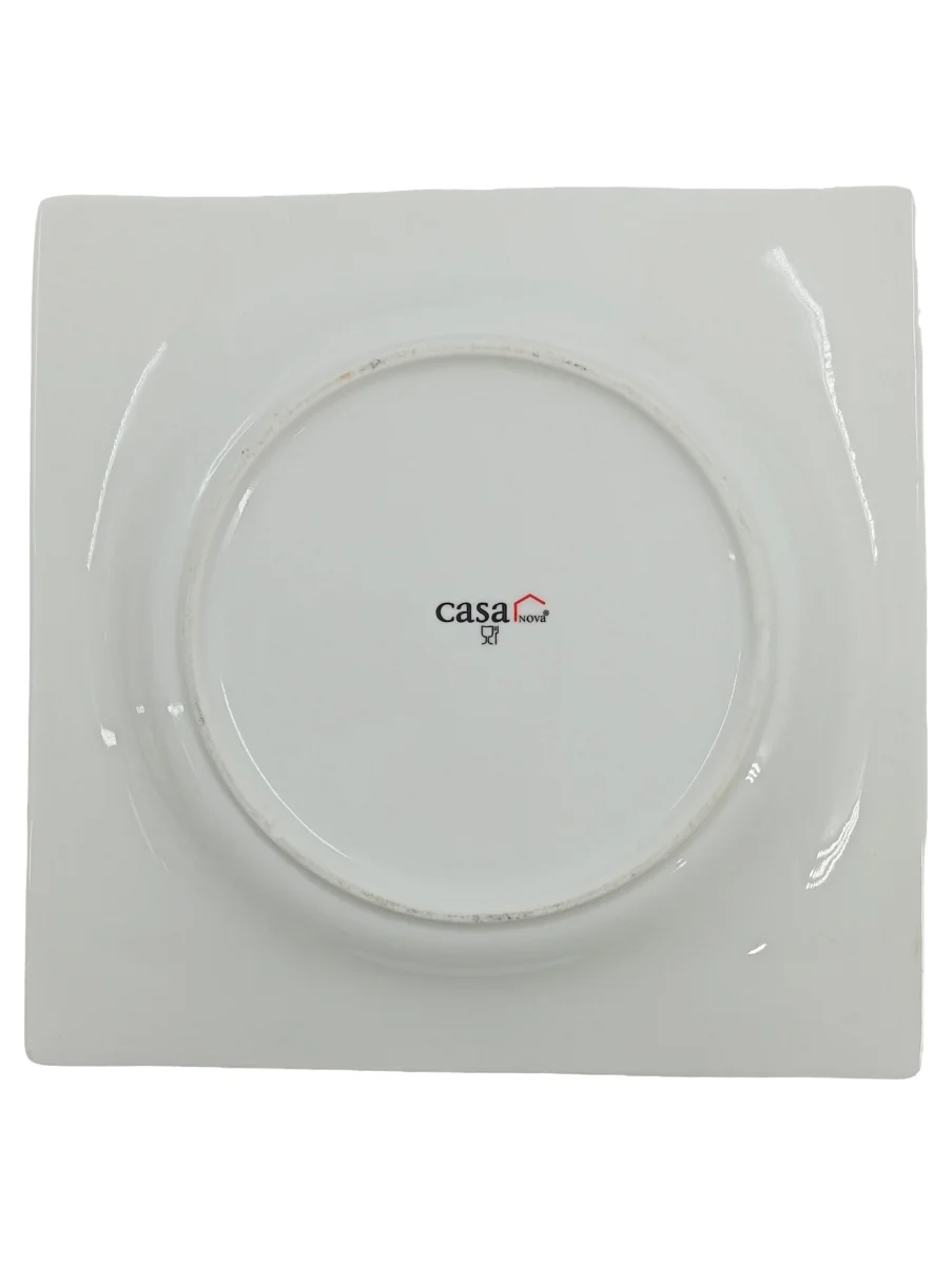 CASA NOVA Speiseteller Weiß Porzellan Uni Modern Alltag…