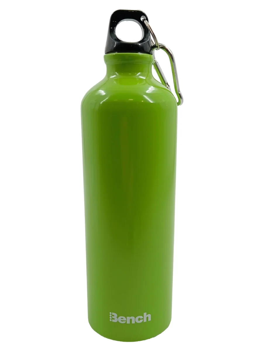 BENCH. Trinkflasche Karabiner Sportflasche Grün Aluminium…