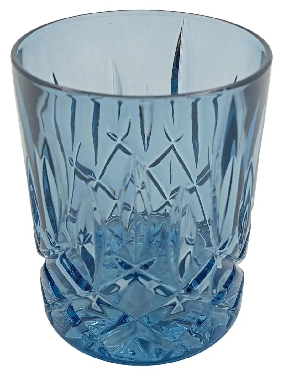 NACHTMANN Trinkglas Blau Geometrisch Elegant Festlich…