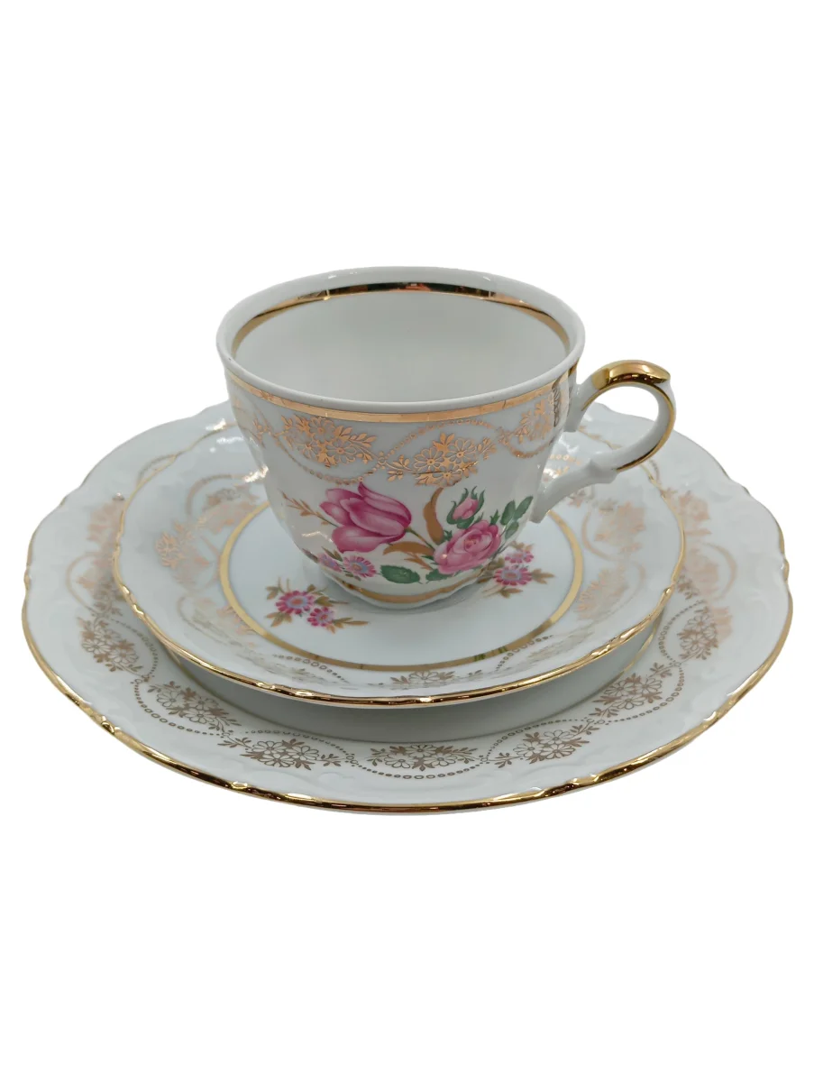 FENA PORZELLAN Sammelgedeck Mehrfarbig Blumen Blumenmuster…