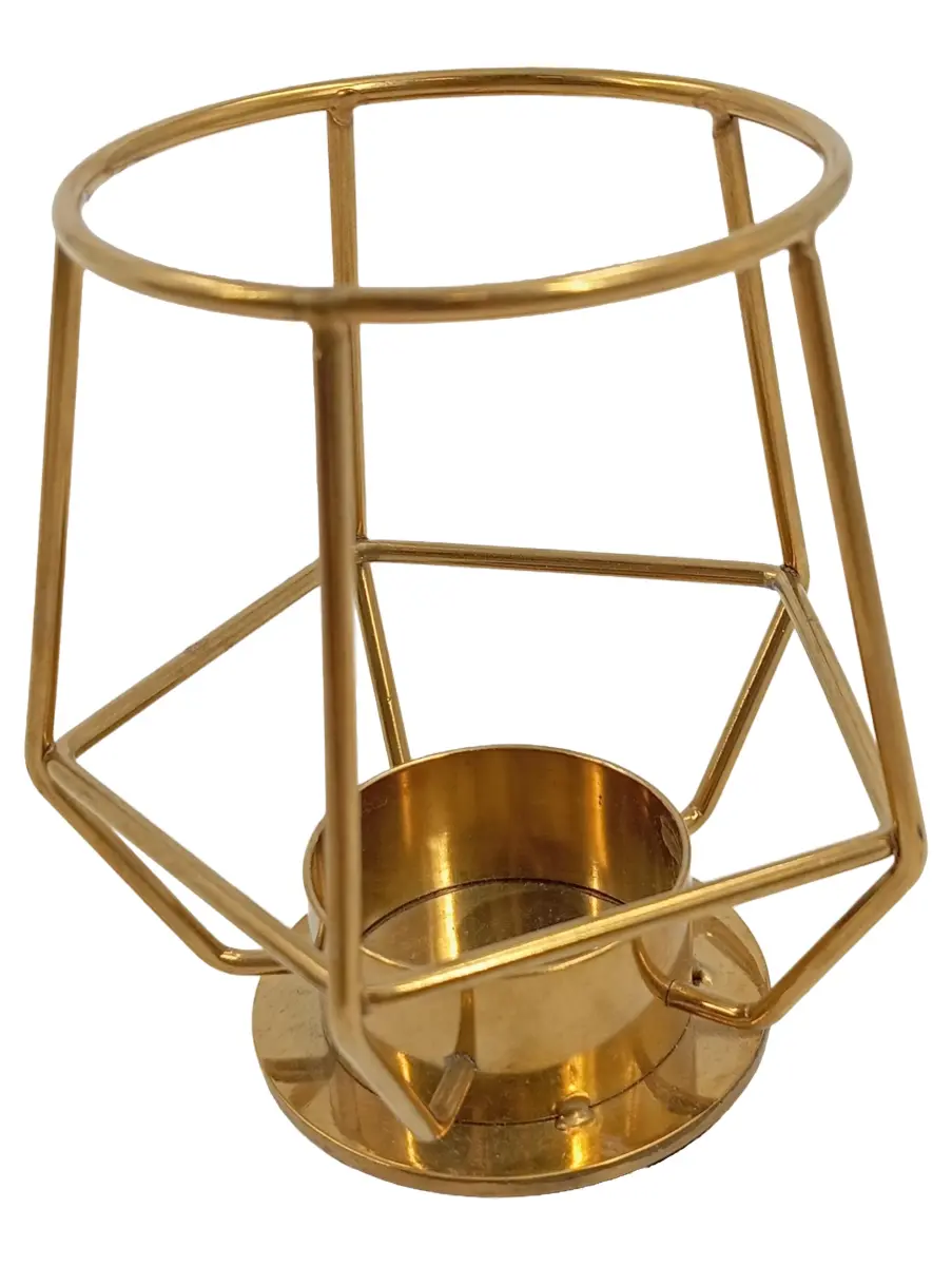 IKEA Teelichthalter Kerzenhalter 10cm 503.485.45 Gold…