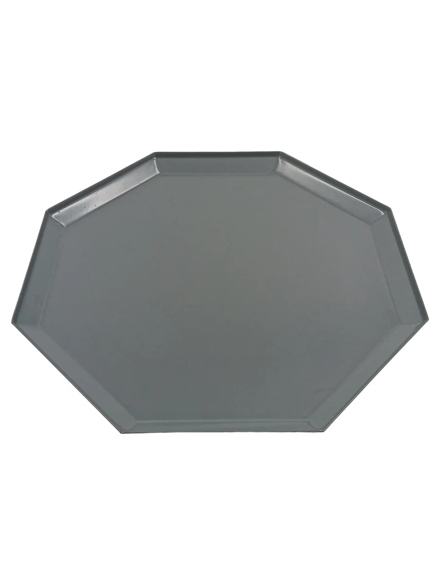 IKEA Servierplatte Grau Metall Uni Minimalistisch Alltag…