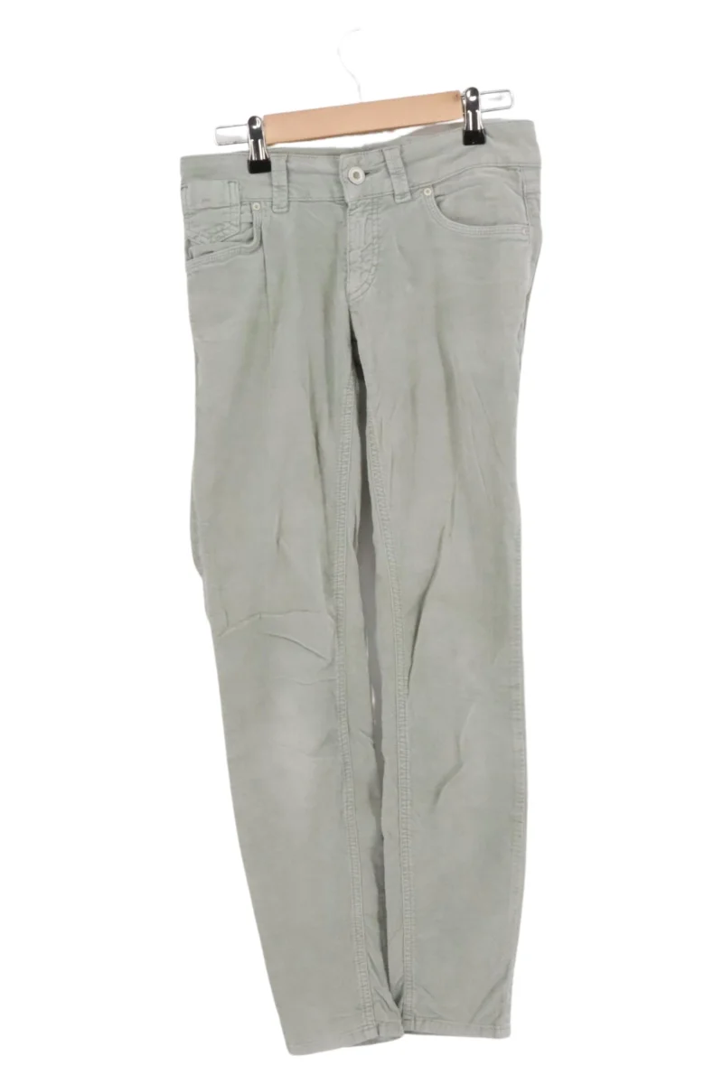MARC O POLO Damen Stoffhose Grau Gr. M W29 Casual Baumwolle