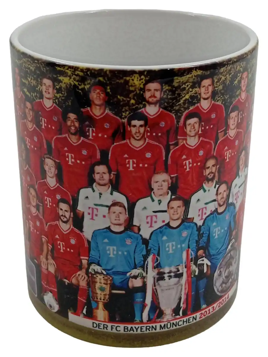 FC BAYERN MÜNCHEN Fanbecher Mehrfarbig Porzellan…