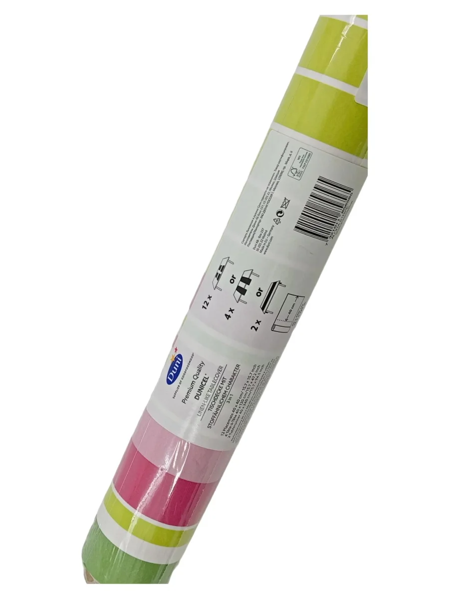 DUNI Tischdecke silk Tischläufer Rolle 40x480cm cel…
