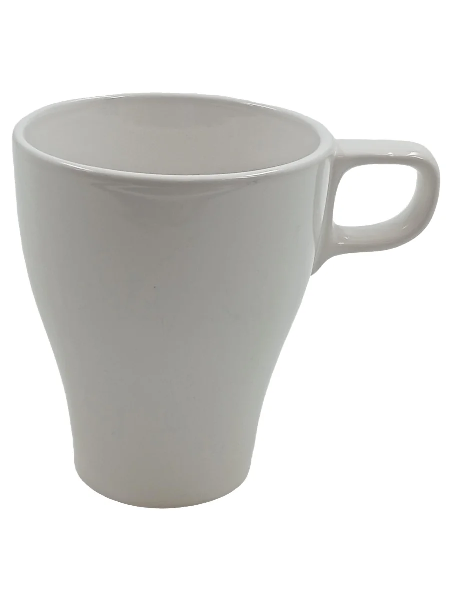 IKEA Tasse Weiß Keramik Uni Basic Alltag 1 Teile