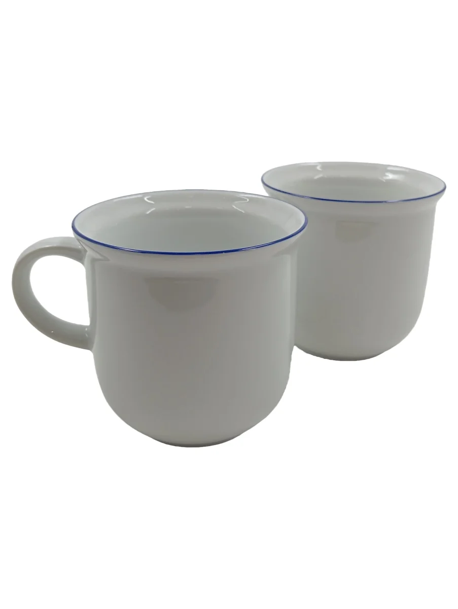 ESCHENBACH Kaffeetasse Weiß Porzellan Uni Klassisch Alltag…