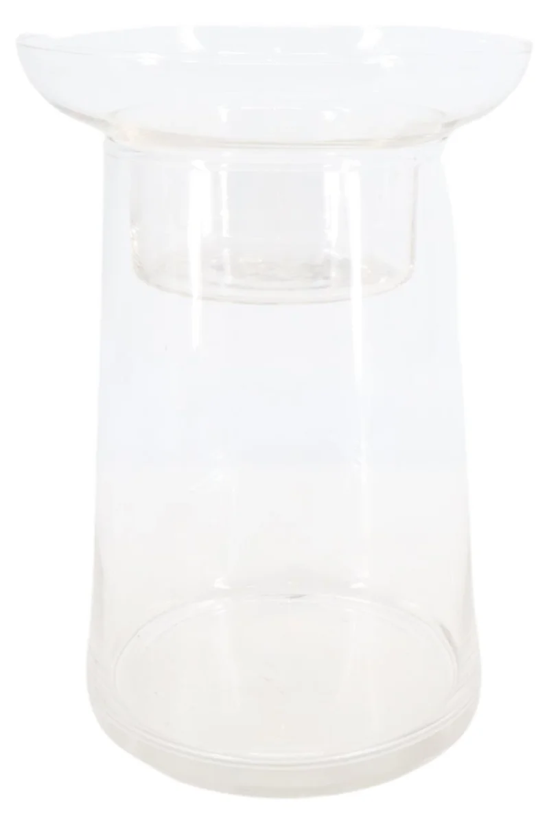 DEPOT Kerzenhalter Glas Transparent Zylindrisch Modern…