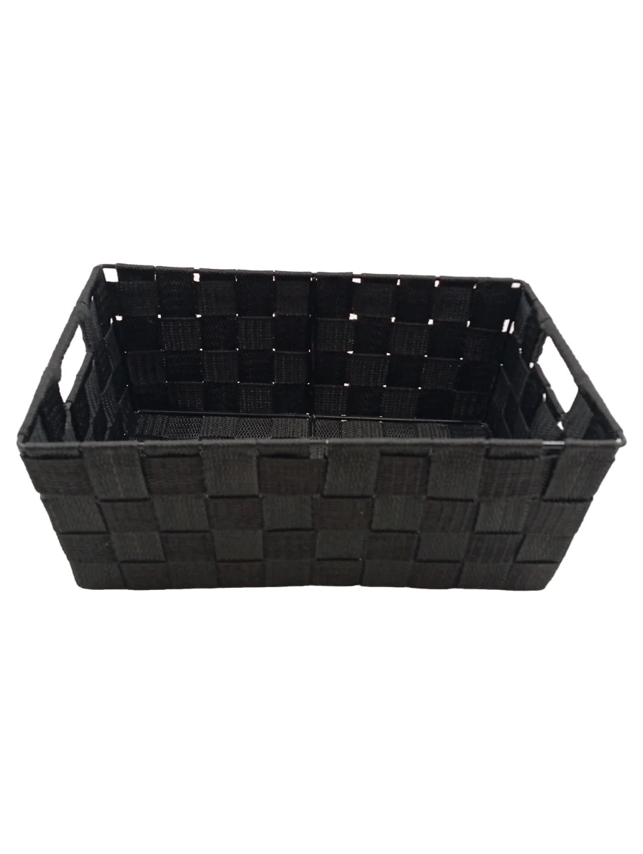 Aufbewahrungskorb Schwarz 28x12 Ordnungssystem Kunststoff…
