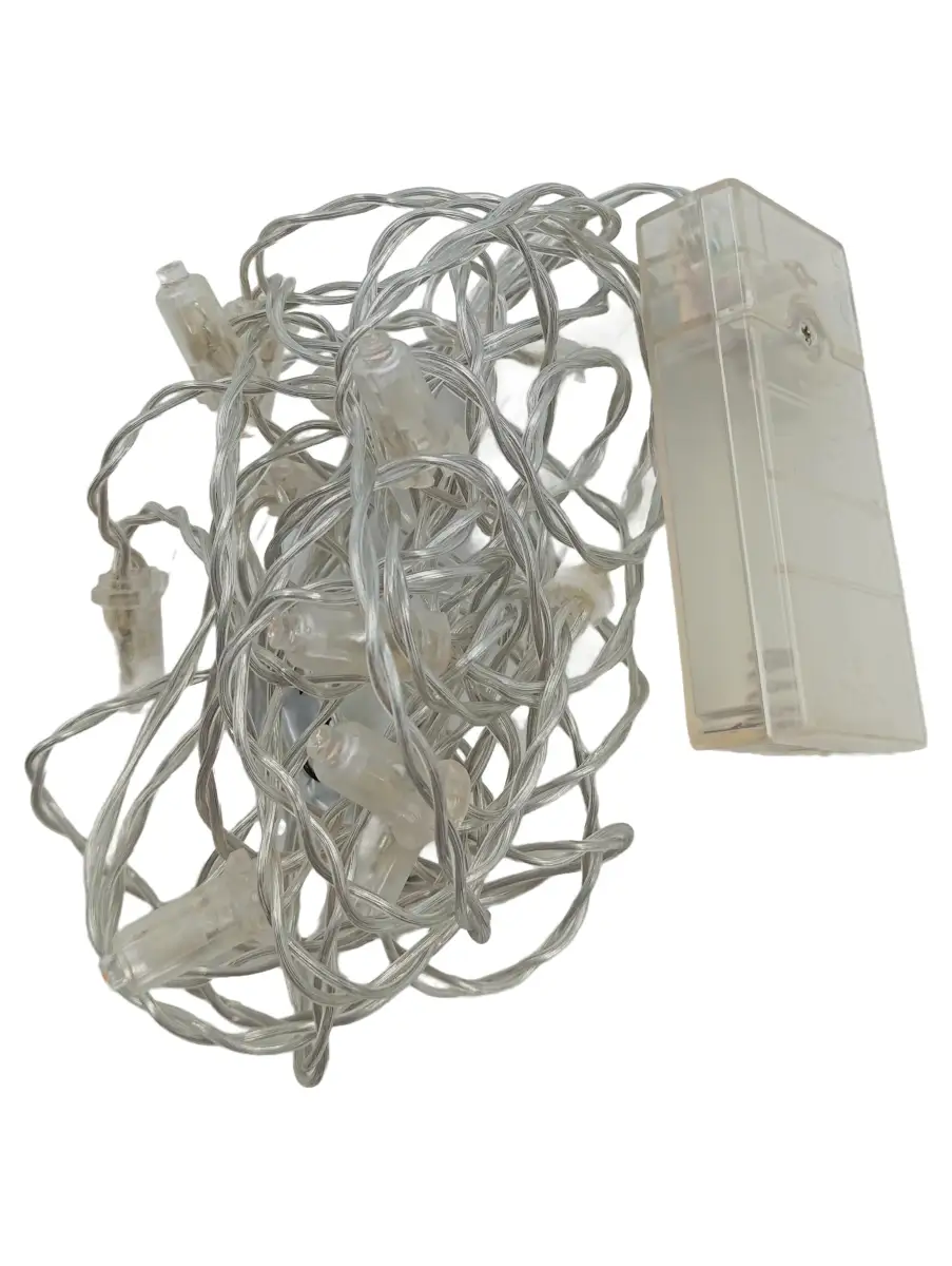 IKEA Lichterkette 230cm LED Silber Kunststoff länglich Uni…
