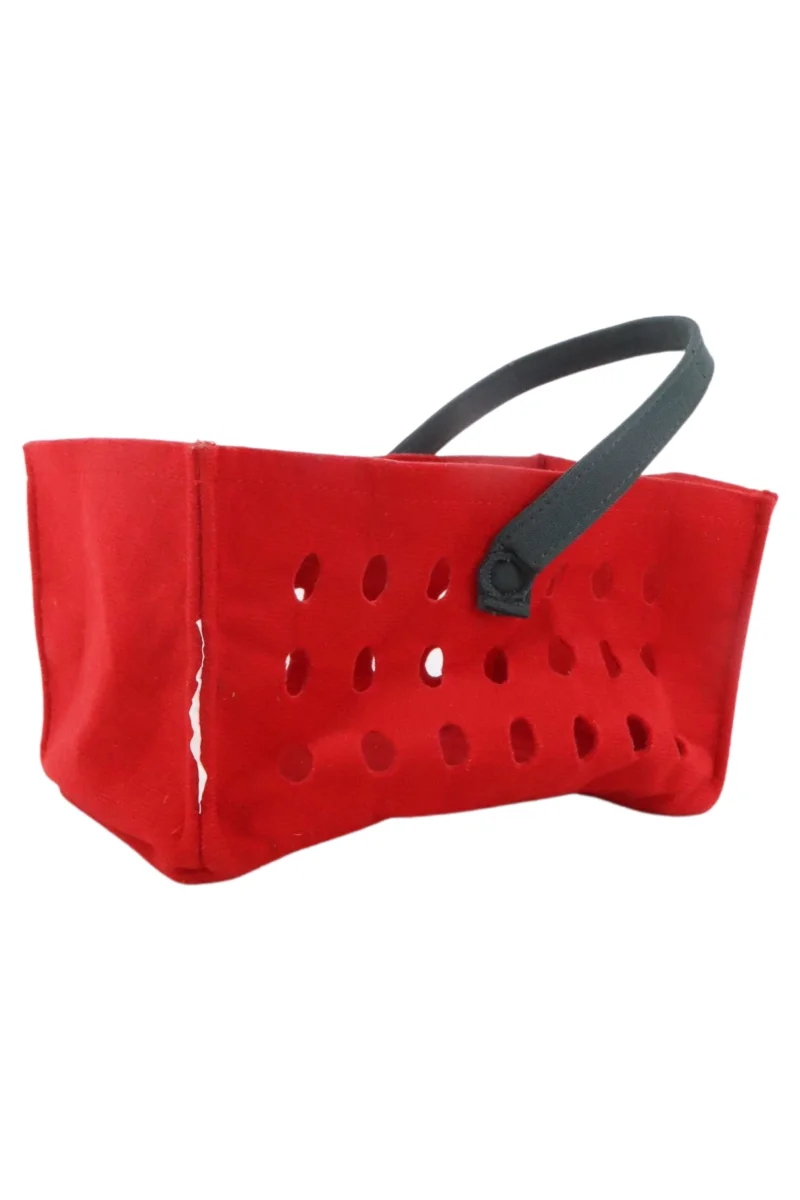 IKEA Einkaufskorb Rot Textil Praktisch Minimalistisch…
