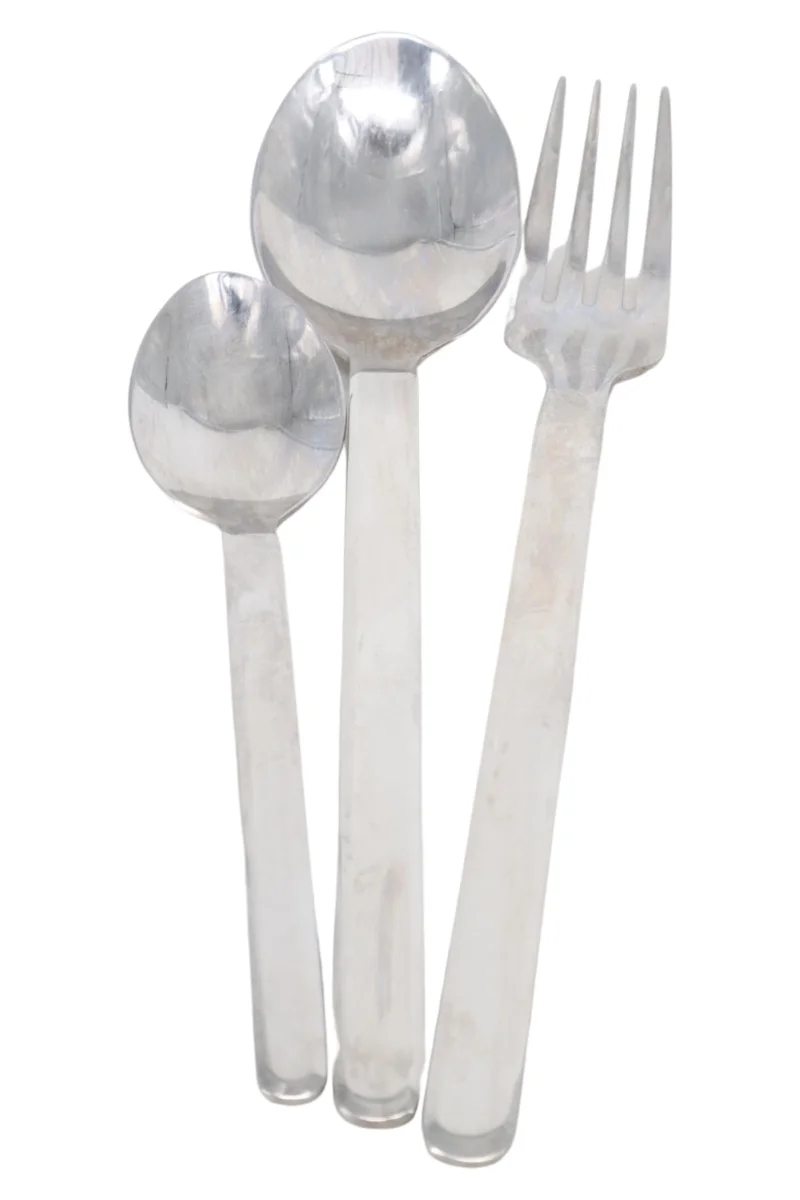 ESMEYER Besteck Set 3tlg. Edelstahl Silber Elegant…