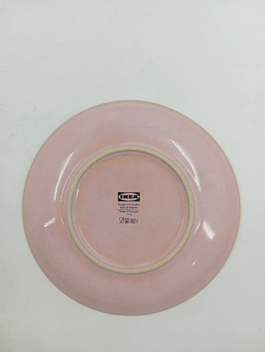 IKEA Speiseteller Rosa Porzellan Uni Minimalistisch Alltag…