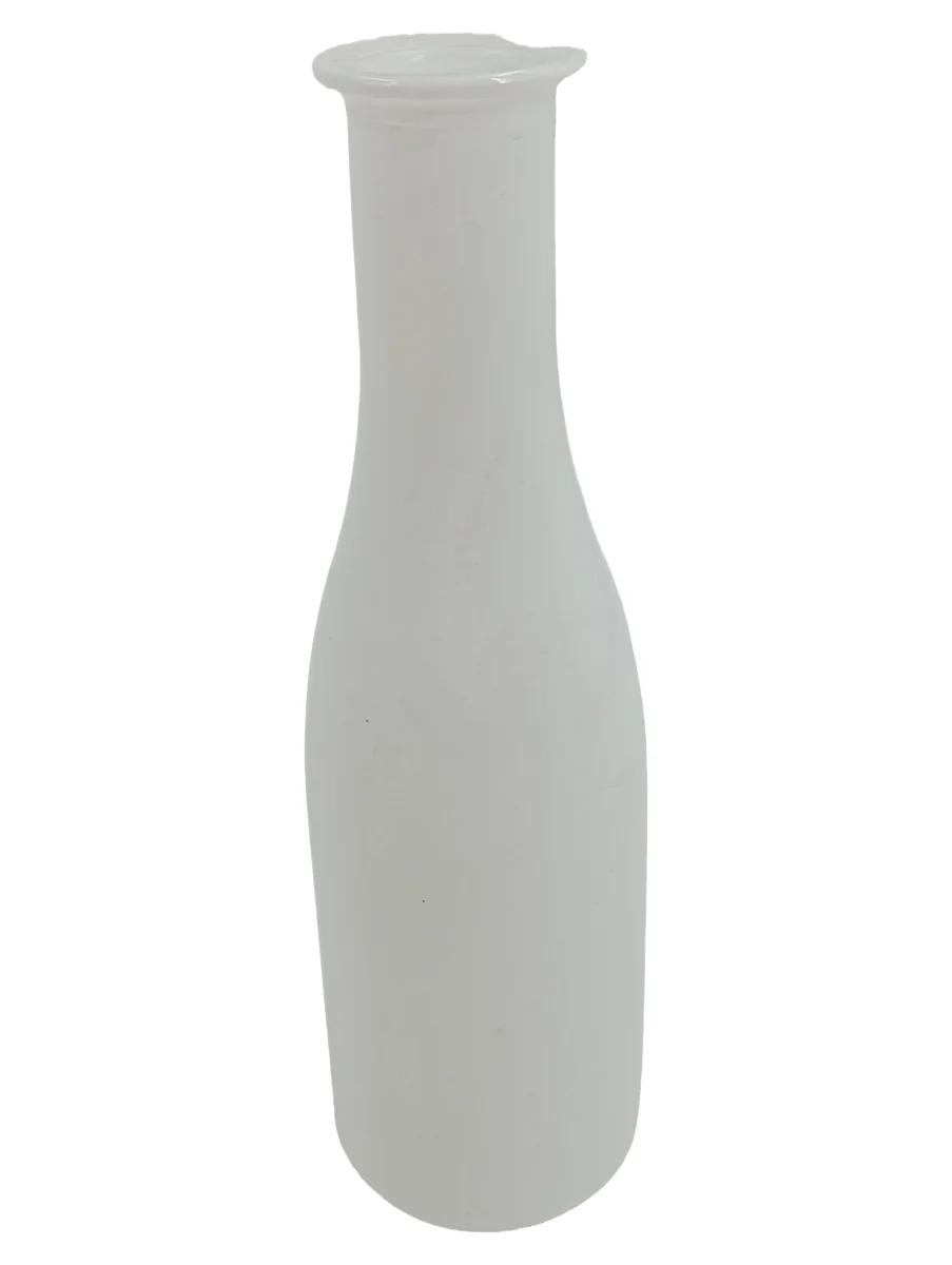 LEONARDO Vase Weiß Glas Flaschenform Uni Vintage 20 cm…