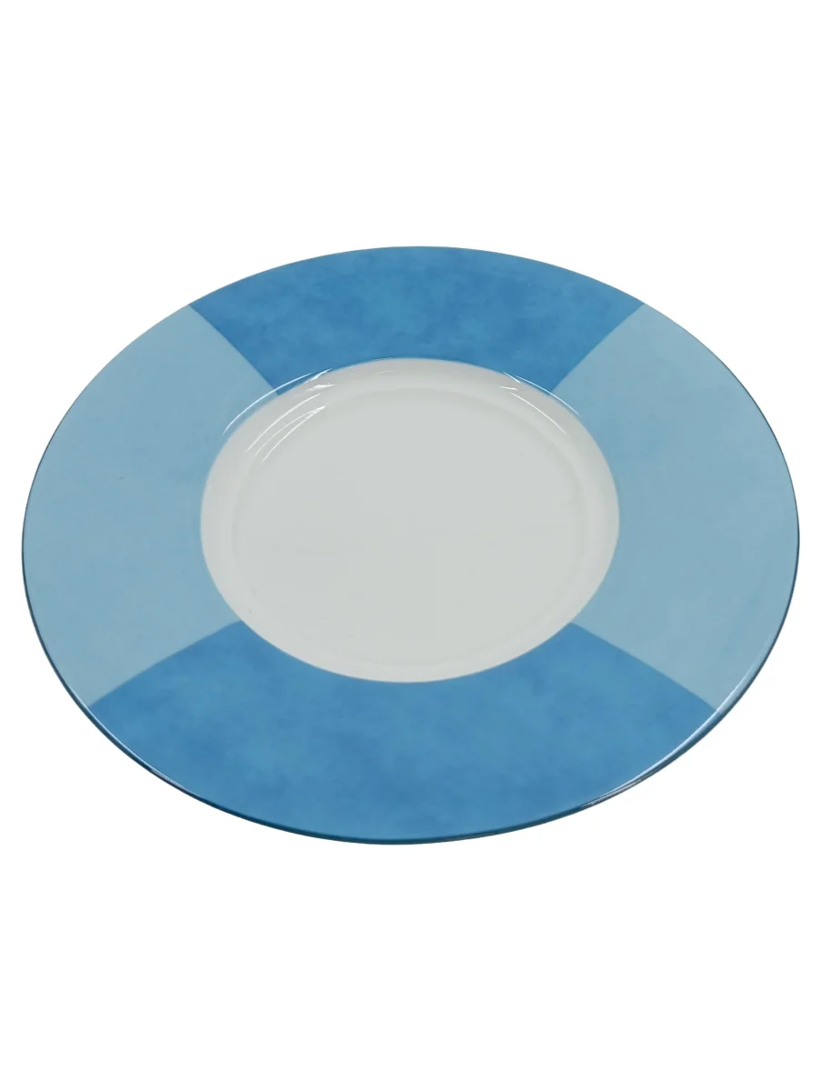 FLIRT BY R&B Frühstücksteller Blau Porzellan Uni Modern…