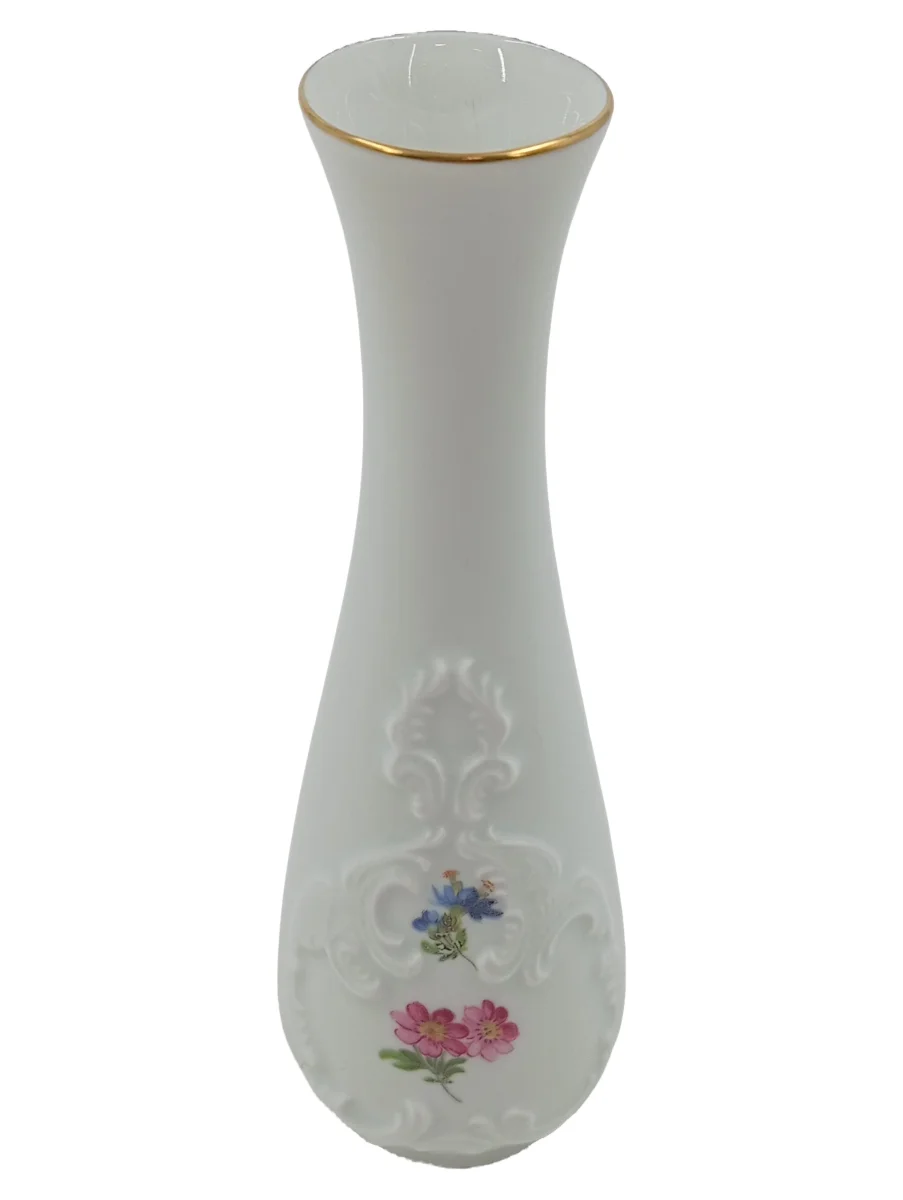 KPM BERLIN Vase Weiß Porzellan Flaschenform Blumen…