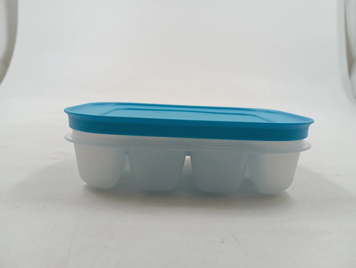 TUPPERWARE Eiswürfelform Eiswürfelbehälter 12er Türkis…
