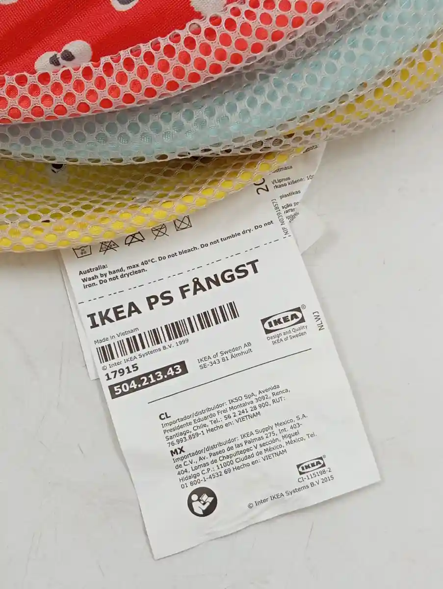 IKEA Aufbewahrungskorb Hängeaufbewahrung Netz bunt PS…