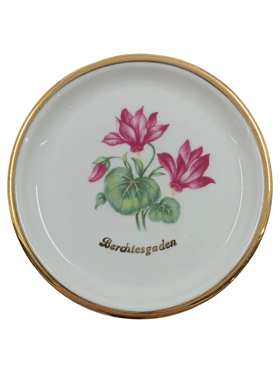 BAVARIA Sammelteller Berchtesgaden Weiß Porzellan Blumen…