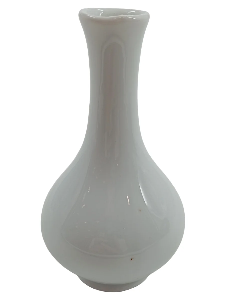 KPM BERLIN Vase Weiß Porzellan bauchig Uni Elegant 11 cm 6…