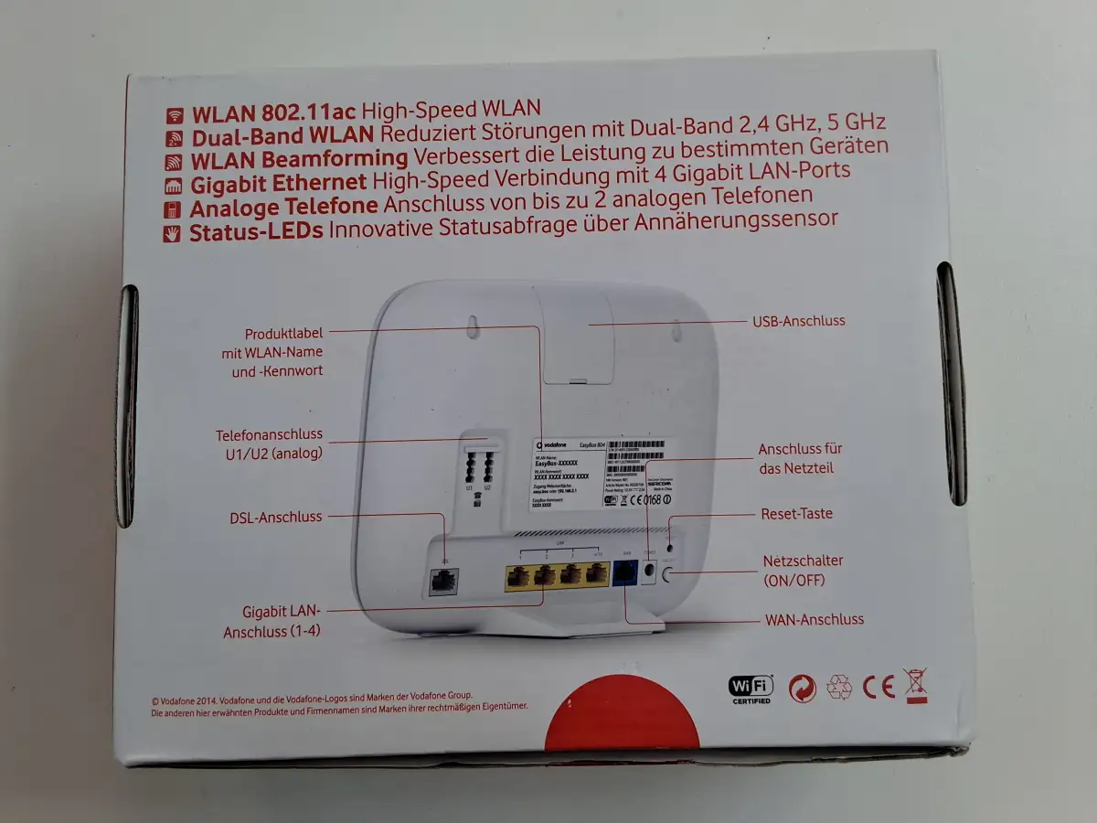 VODAFONE Router Bild 3