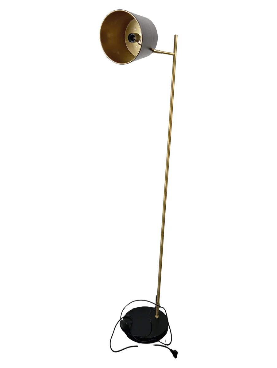 DEPOT Stehleuchte schwarz goldfarben 150cm Mehrfarbig…