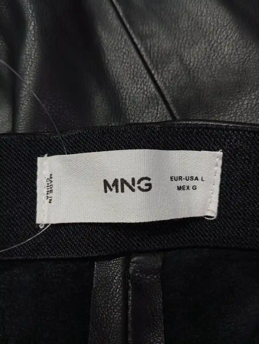 MANGO Lederhose Bild 3