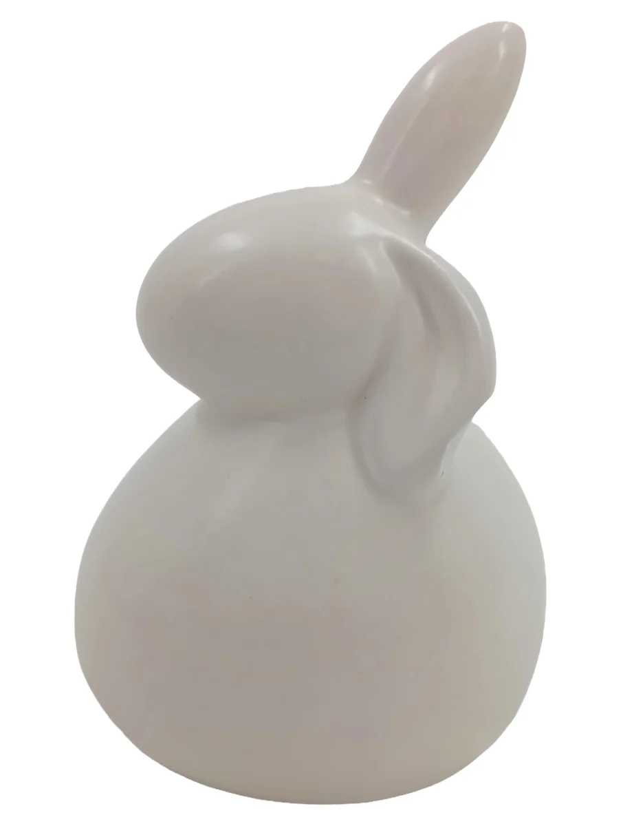 DEPOT Dekofigur stehend creme Osterhase Beige Keramik Uni…