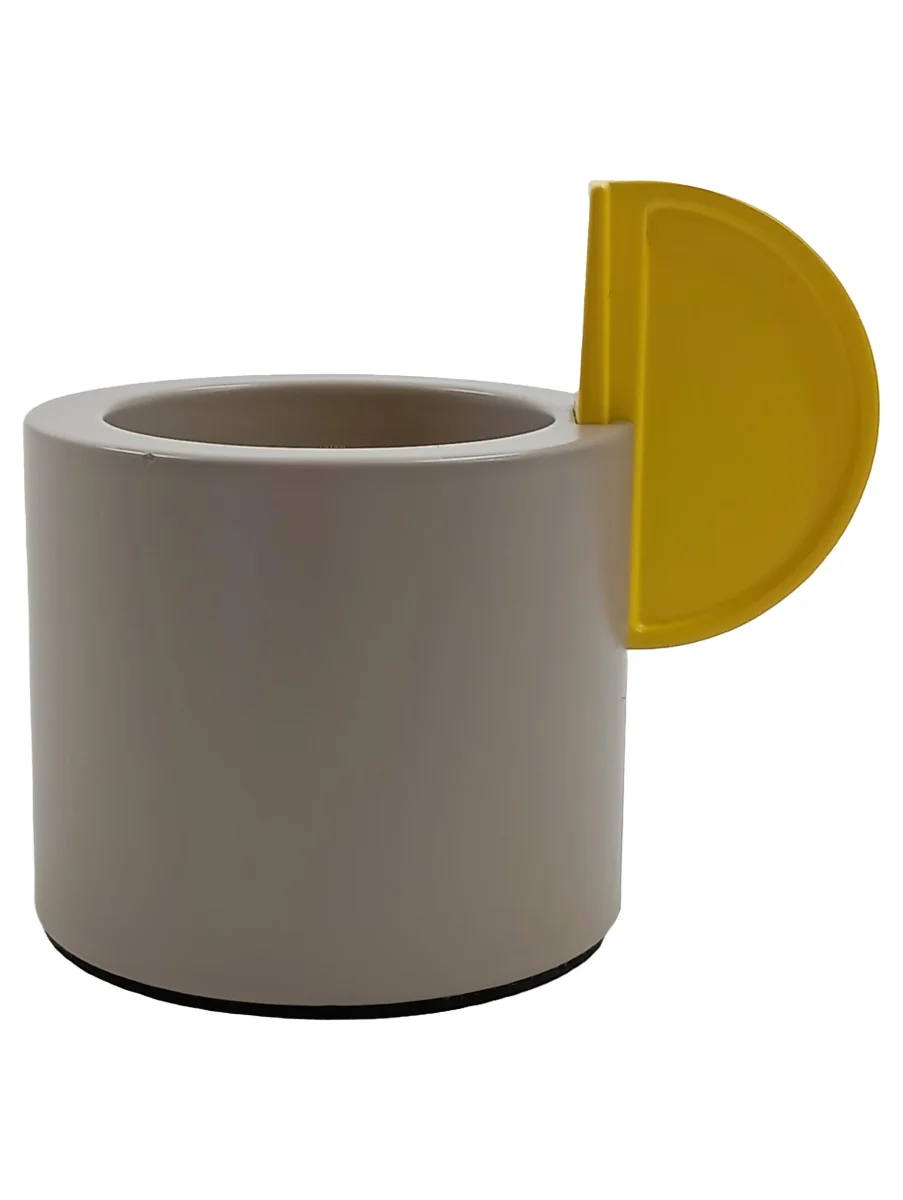 IKEA Teelichthalter Gelb Kerzenhalter 5cm Grau Metall…