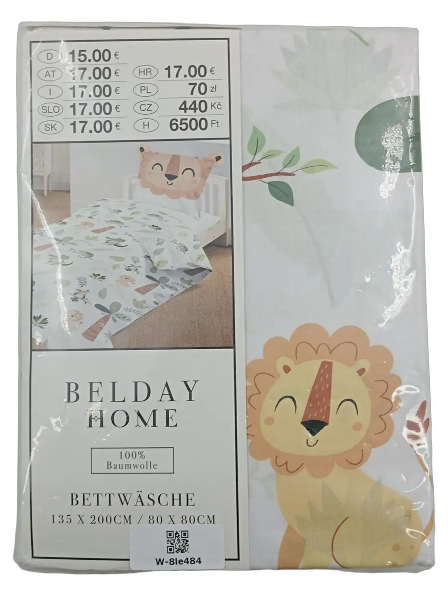 BELDAY HOME Kinder Bettwäsche Dschungel 135x200 100%…