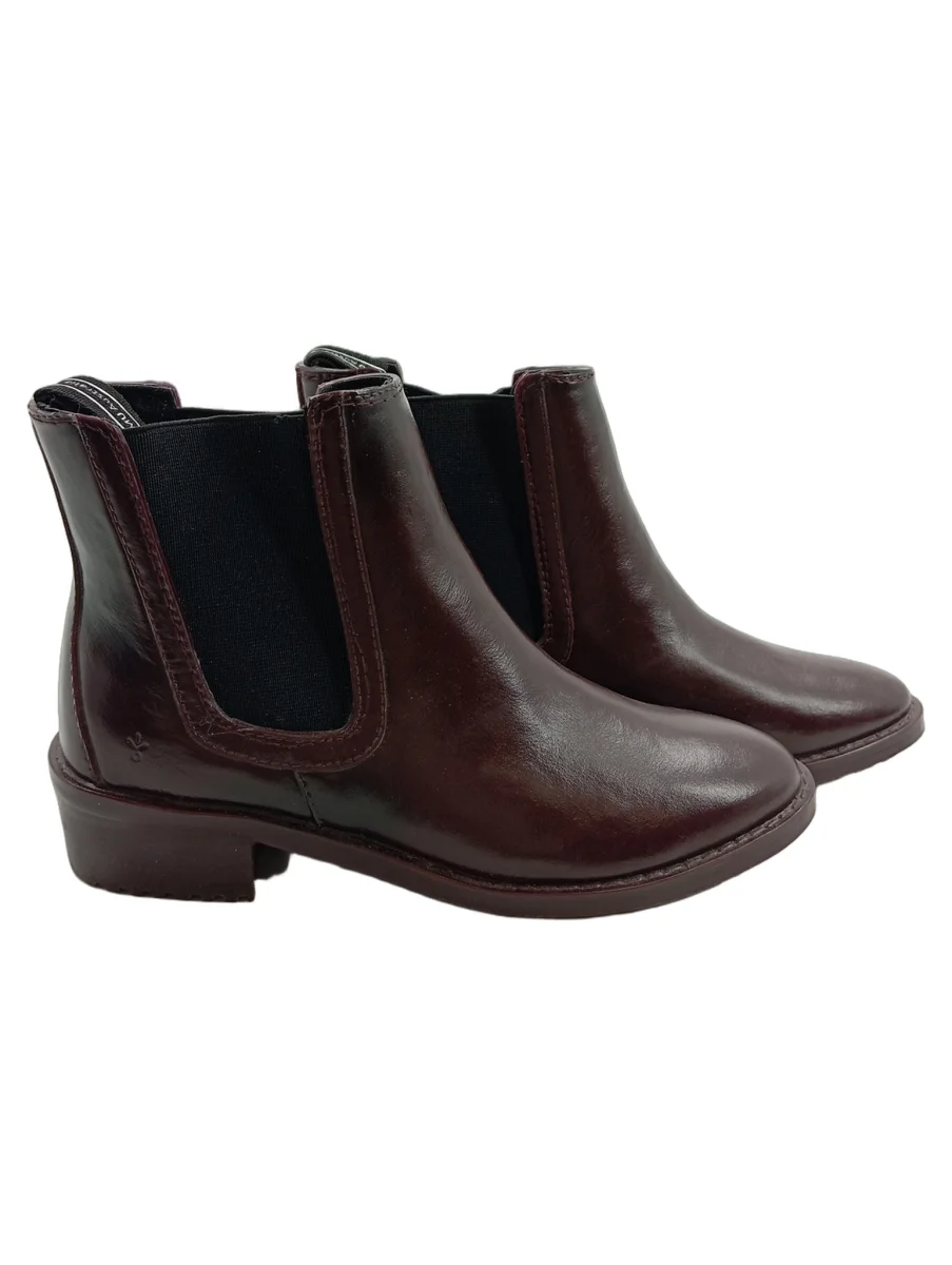 EMU AUSTRALIA Stiefeletten Damen Gr. 36 Braun Leder Slip-On 4 cm Casual Freizeit
