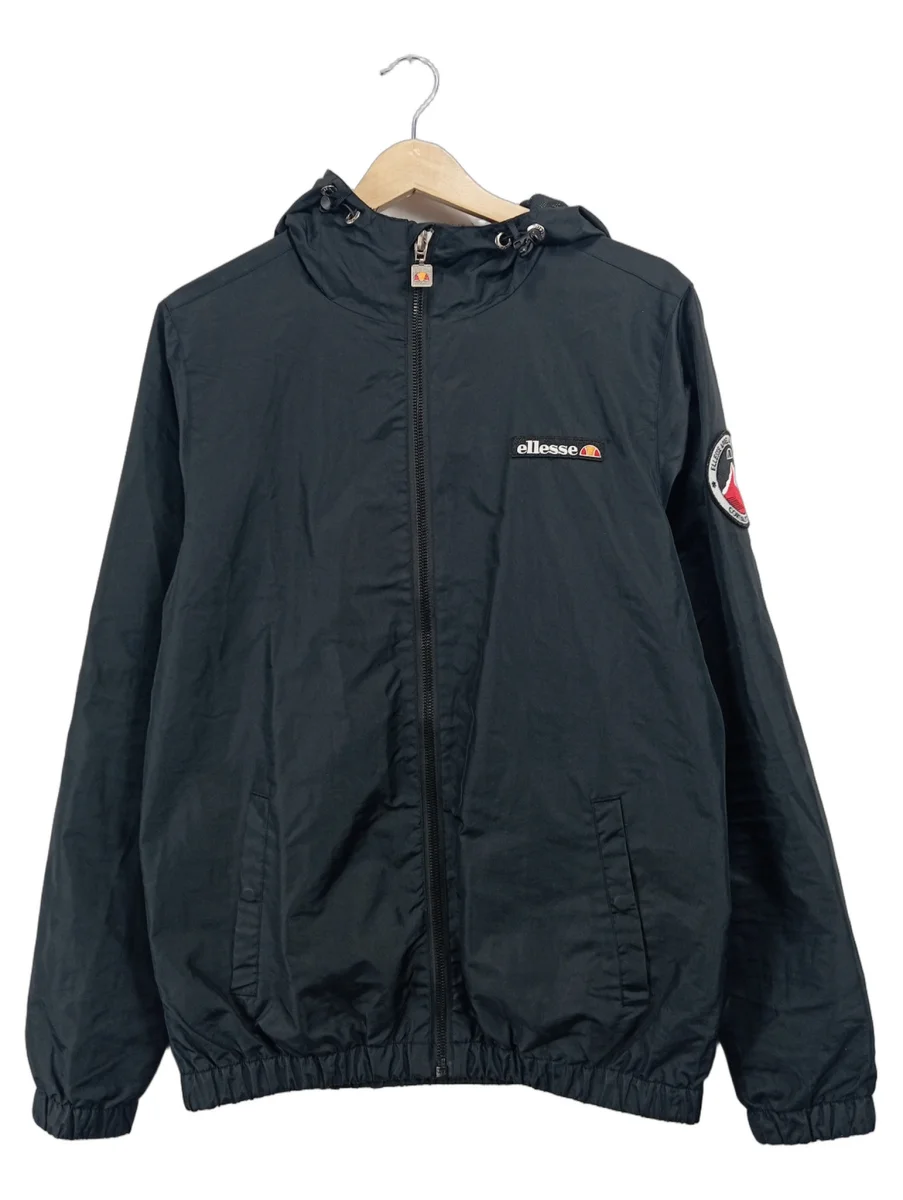 ellesse windbreaker herren schwarz
