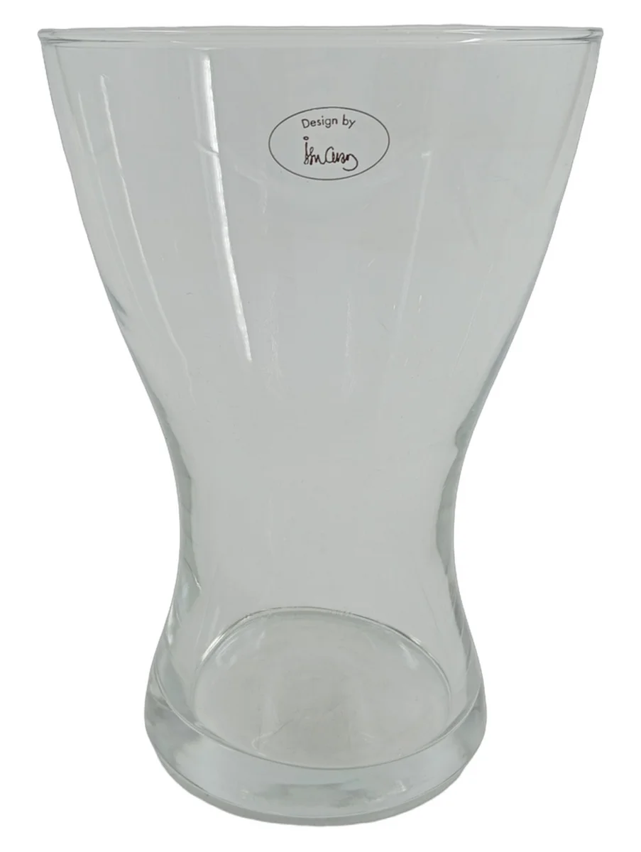 IKEA Vase Modern Glas Transparent kegelförmig 19cm…