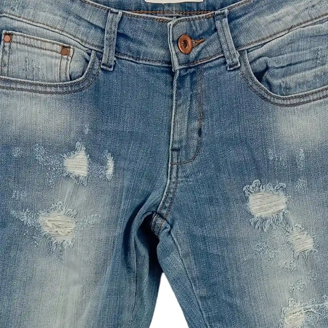 MANGO Destroyed Jeans Bild 4