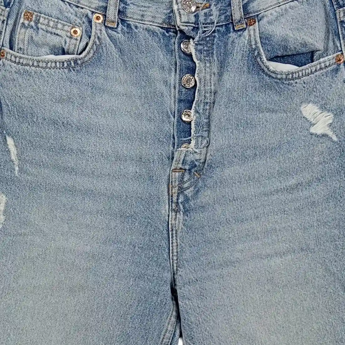 PULL&BEAR Destroyed Jeans Bild 5