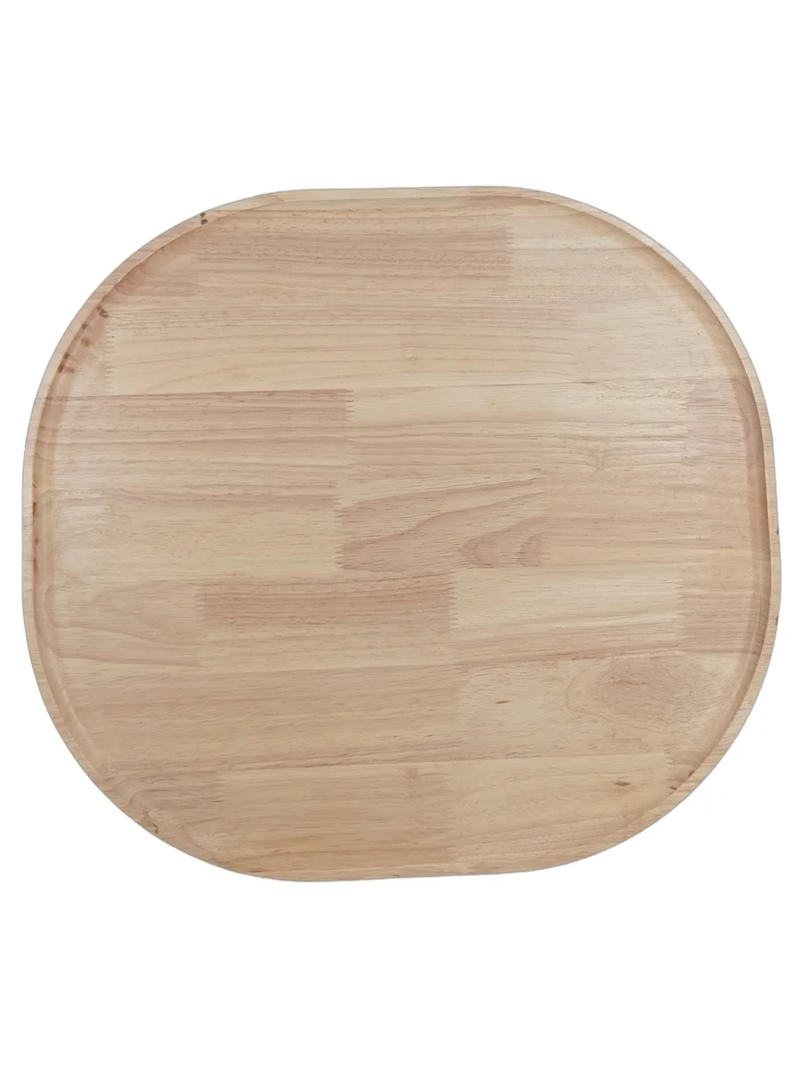DEPOT Holzschale Beige oval Uni Basic Alltag…
