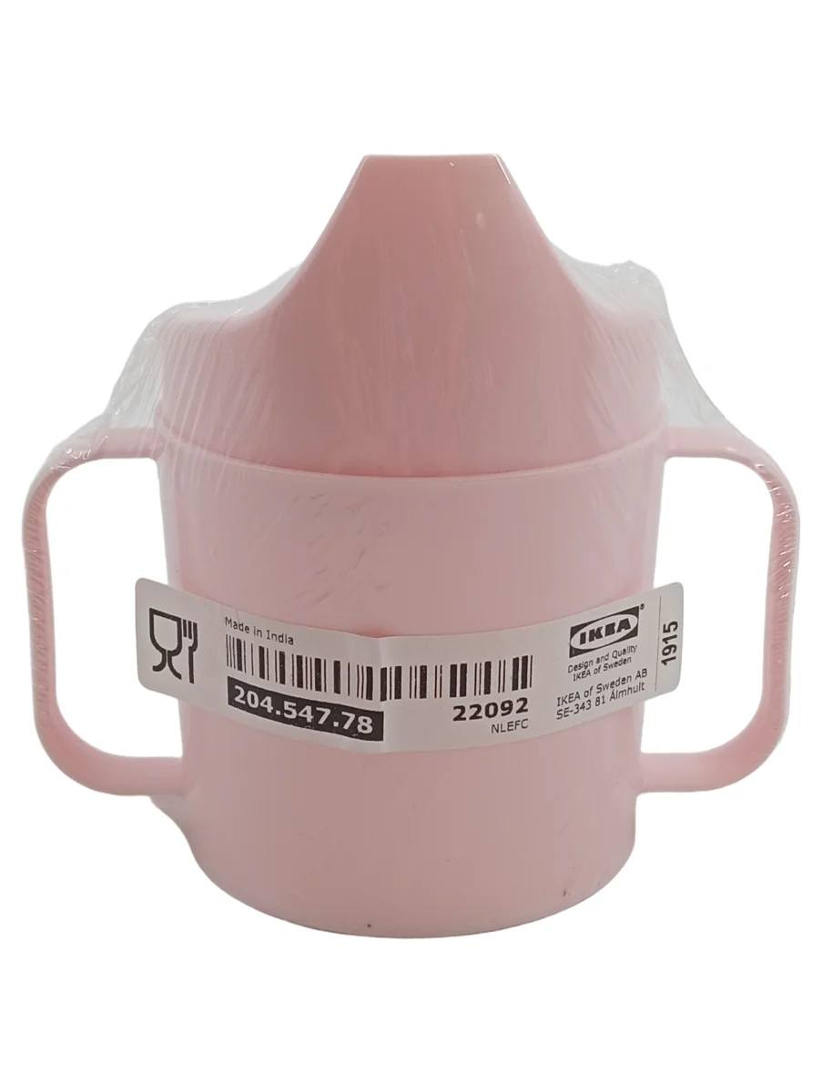 IKEA Kindertasse Rosa Kunststoff Uni Praktisch…