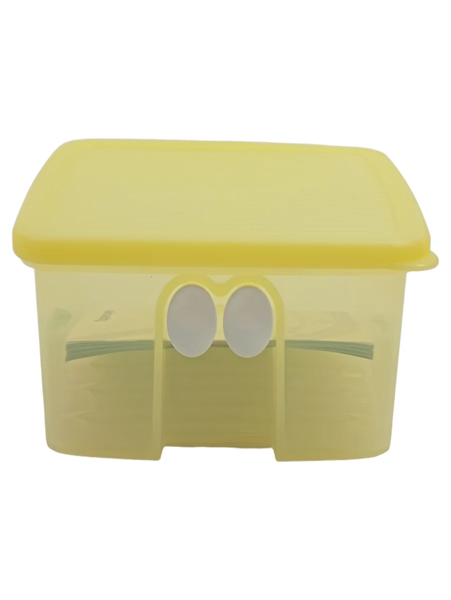 TUPPERWARE Vorratsdose Aufbewahrungsbox 14x14x9 Gelb…