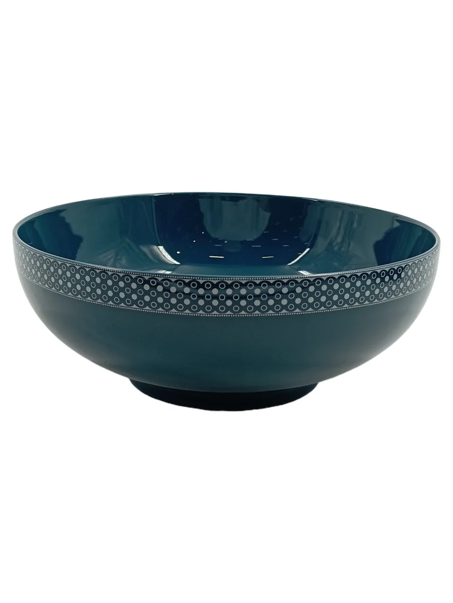 ESCHENBACH Servierschüssel Blau Porzellan Geometrisch…