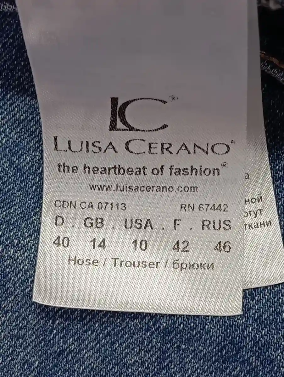 LUISA CERANO Jeans Straight Leg Bild 5